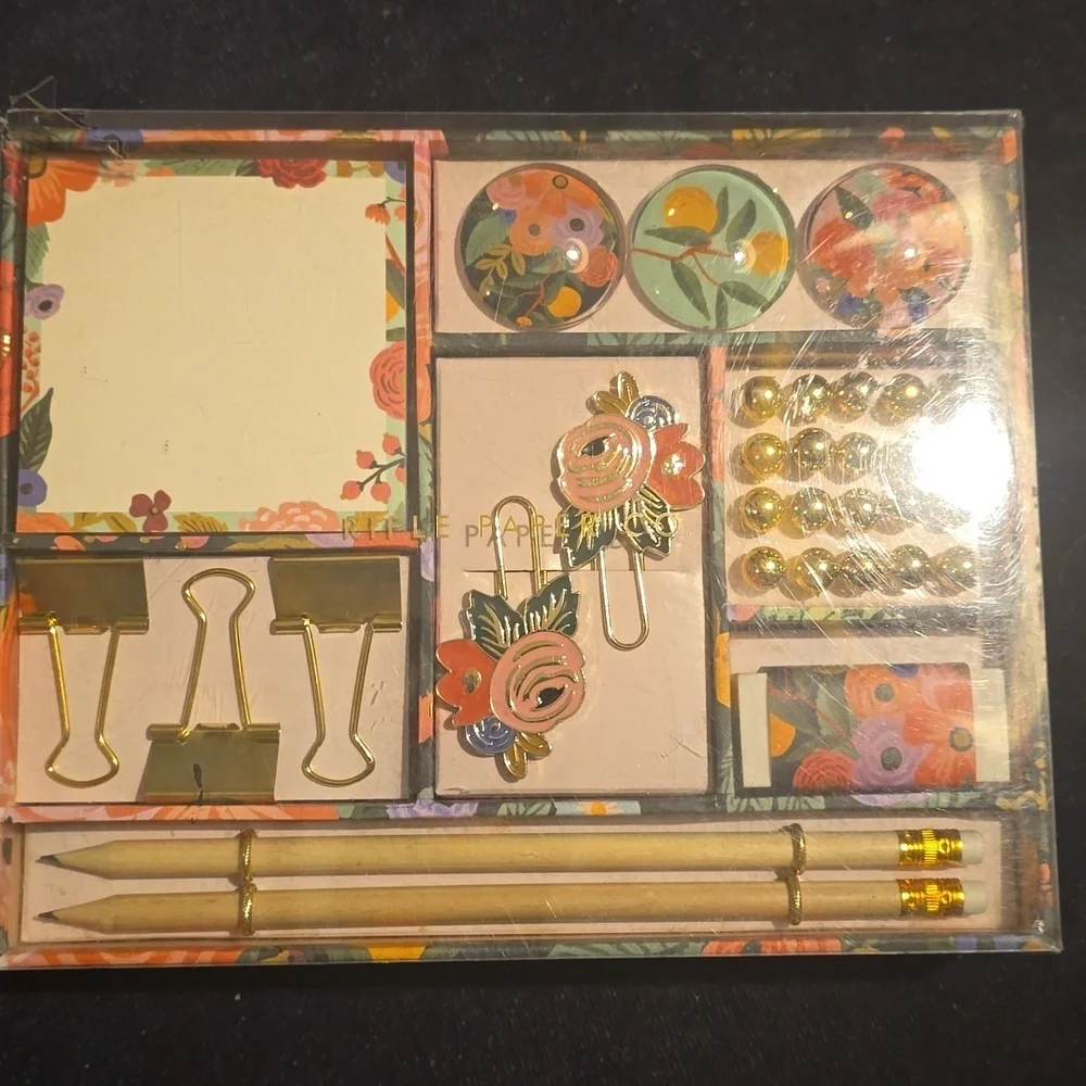♥️BUY 2 GET 1 FREE Paper Source Garden Party Office Kit, Retail $36.00 USD